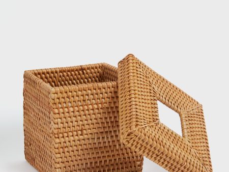 Light Rattan Tissue Box Cover For Discount