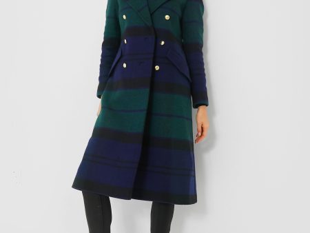 Black and Sage Tartan Marlene Wool Jacket Fashion