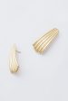 Gold Ripple Earrings Discount