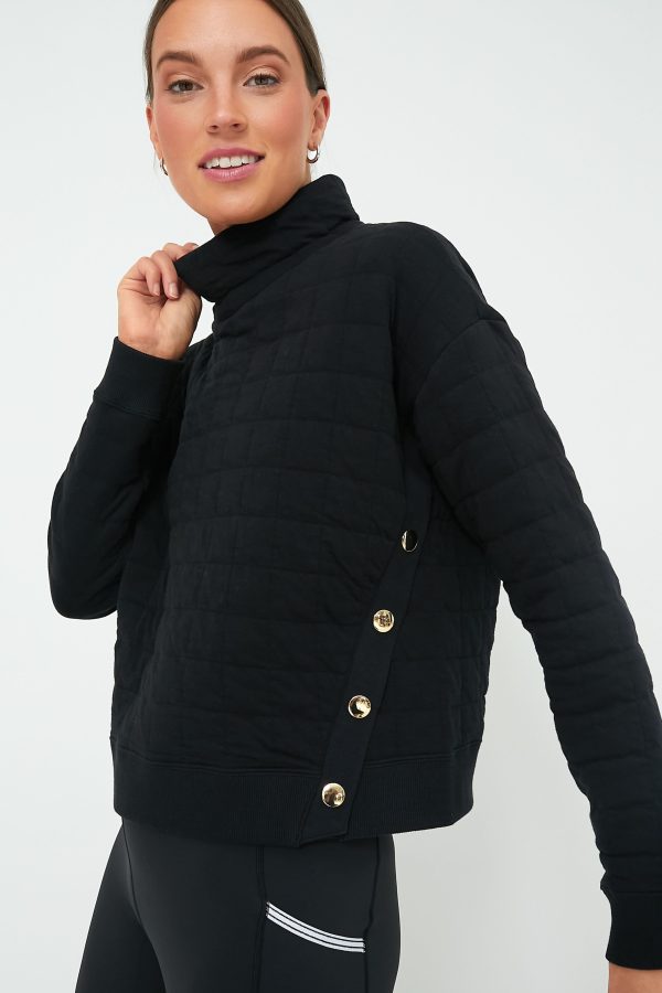 Black Quilted Wright Funnel Neck Online