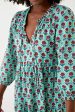 Turquoise Tulip Long Sleeve Salty Paloma Caftan Sale