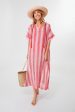 Speckled Pink Coral Easy Hooded Coverup For Discount