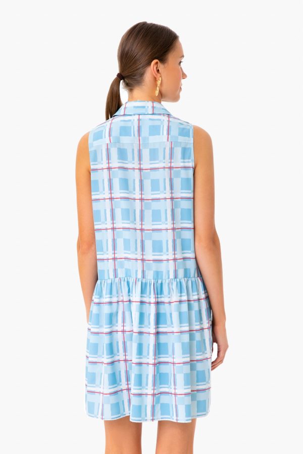 Westport Trellis Sleeveless Hayes Shirt Dress Online