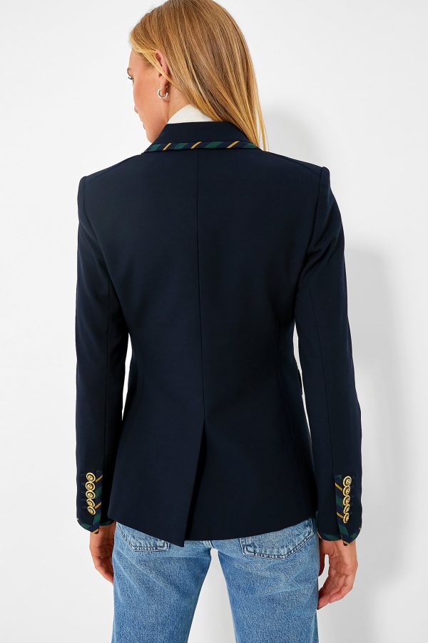 Navy Stripe Miller Dickey Jacket Sale