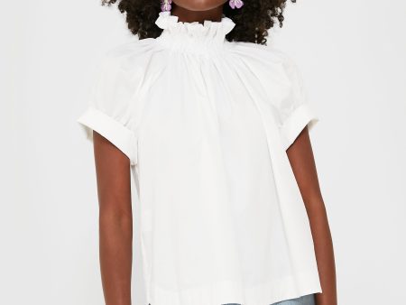 White Franka Top Online Sale