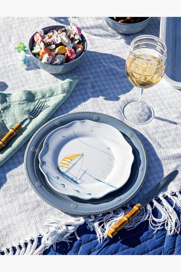 Chambray Berry and Thread Melamine Dinner Plate on Sale