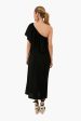 Black Florencia One Shoulder Dress Online Sale