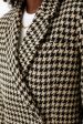 Black and Nude Houndstooth Kaia Blazer For Discount