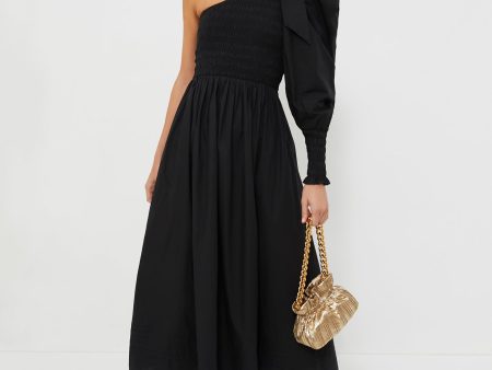 Black Leonie Midi Dress For Discount