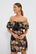 Black Birds of Paradise Vera Dress For Sale