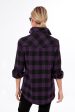 Aubergine Check Parker Shacket Sale