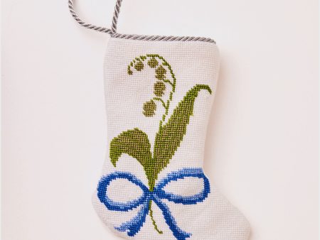 Lily of the Valley Christmas Mini Stocking on Sale