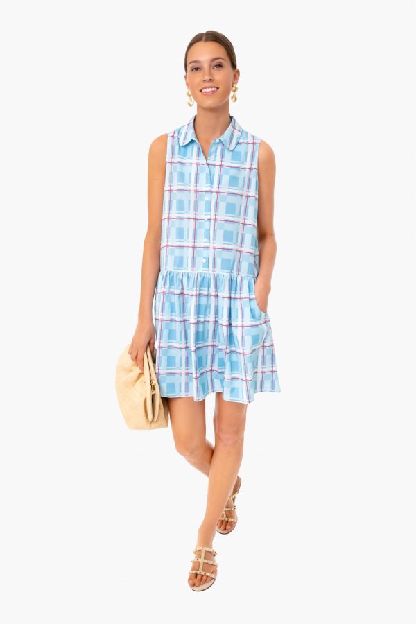 Westport Trellis Sleeveless Hayes Shirt Dress Online