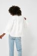 White Franka Long Sleeve Top Sale