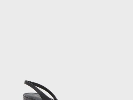 Black Cecile Sling Back Flats Online