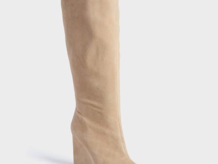 True Beige Asya Up Boots For Sale