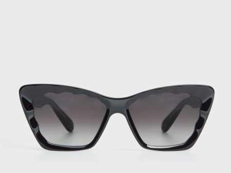 Black Brigitte Sunglasses Hot on Sale