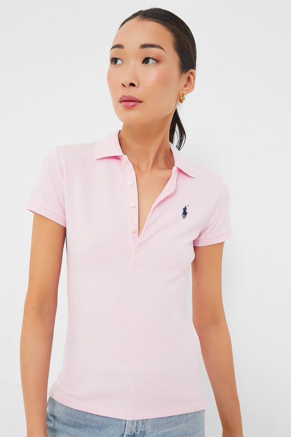 Sunkissed Pink Julie Slim Polo Cheap