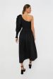 Black Leonie Midi Dress For Discount