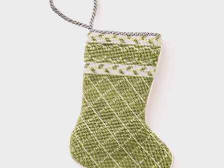 Garden Lattic Christmas Mini Stocking Online Sale