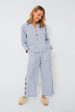 Blue Bree Binding Sleepwear Set on Sale