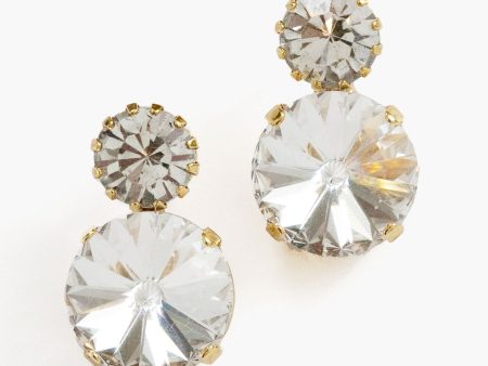 Crystal Antique Gold Myrla Earrings Online Hot Sale