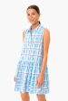 Westport Trellis Sleeveless Hayes Shirt Dress Online