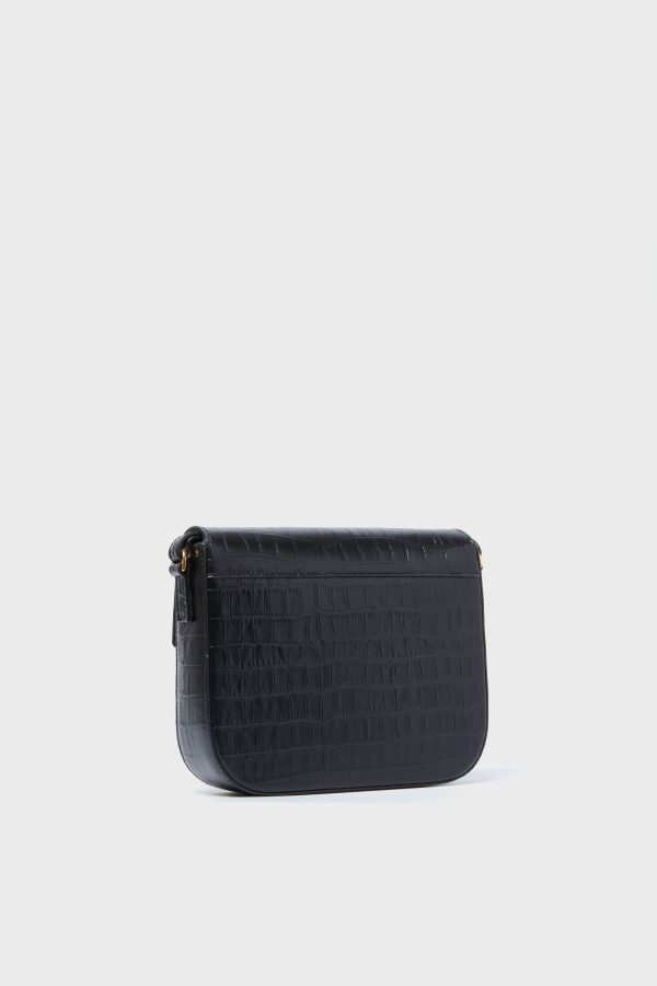 Black Croc Small Vancouver Bag Online Hot Sale