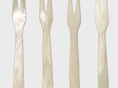 Seashell Forks Set of 4 Online now