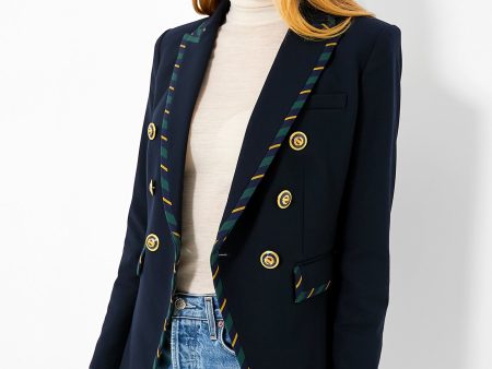 Navy Stripe Miller Dickey Jacket Sale