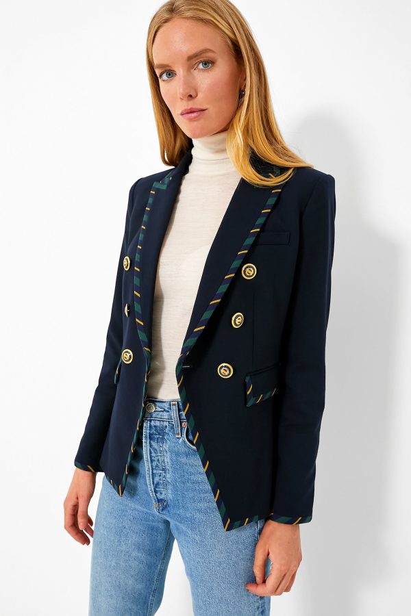 Navy Stripe Miller Dickey Jacket Sale