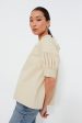 Tan Ruthie Blouse Online Hot Sale