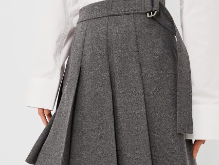 Medium Grey Vittor Skirt Online Sale