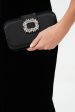 Black Emmy Crystal Trim Clutch Supply