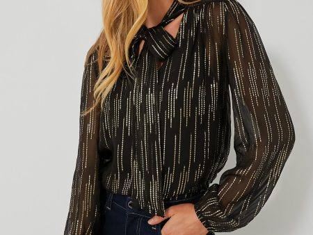 Raindrop Jacquard Black Shirt on Sale