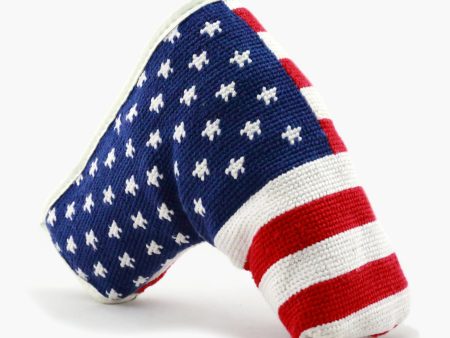 American Flag Needlepoint Putter Head Cover Online