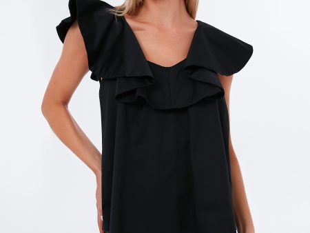 Black Willabe Top Hot on Sale