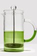 Clear and Green Two Tone French Press For Sale