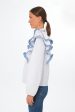 Blue Gingham Ruffle Holly Blouse Online