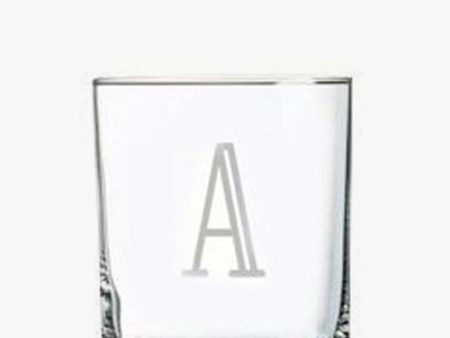 Monogrammed Old Fashioned Glasses (Set of 6) Online now