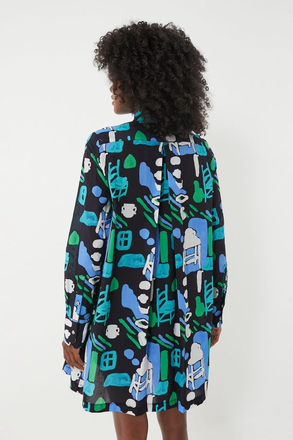 Arcilla Azul Print Cenote Dress Sale