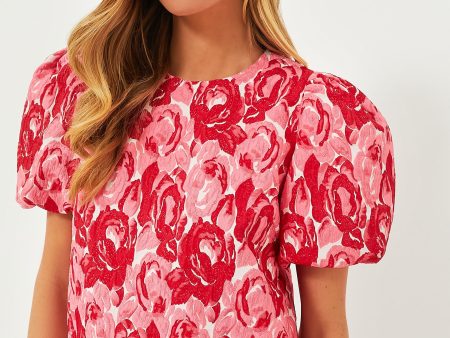 Rose Jacquard Lyla Blouse Online Sale