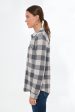 Tan Charcoal Buffalo Check Legend Sweater Shirt on Sale