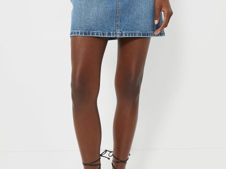 Copenhagen Wash Denim Agne Mini Skirt on Sale