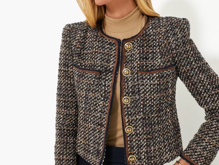 Navy Multi Lars Jacket Hot on Sale