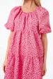 Textured Fuchsia Belinda Mini Dress Sale