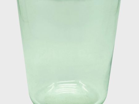 Green with White Rim Double Old Fashioned Glasses (Set of 4) Sale