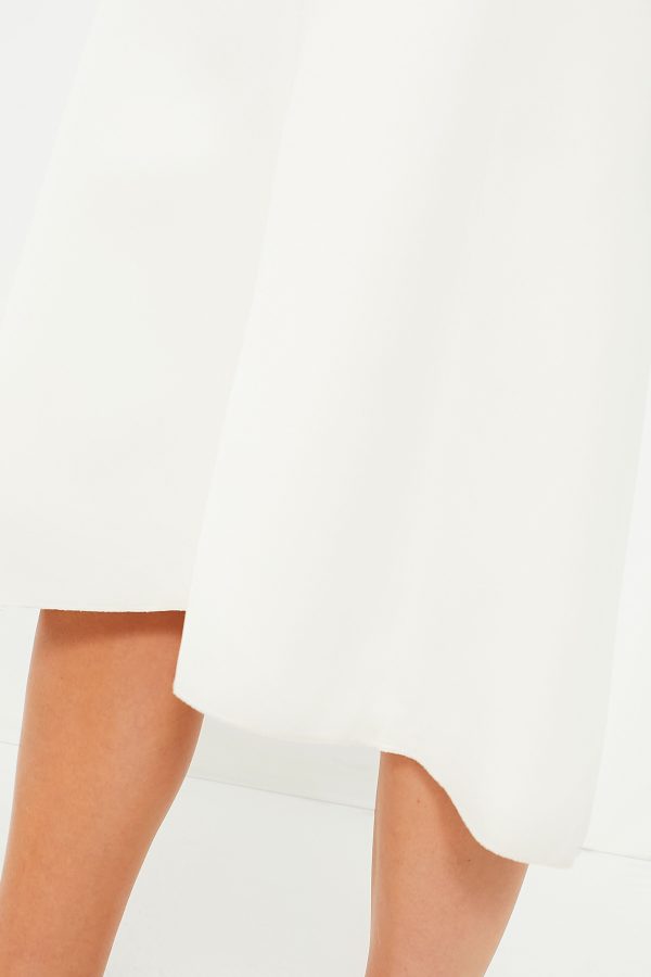 Wool White Arona Skirt Hot on Sale