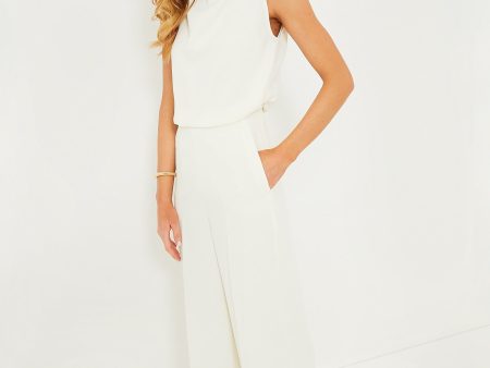 Wool White Lilia Jumpsuit on Sale