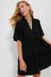 Black Crepe Crawford Dress Discount